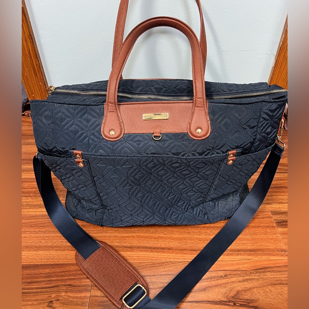 Adrienne Vittadini 16" Workbook Travel Tote w 14” Laptop Sleeve